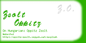 zsolt oppitz business card